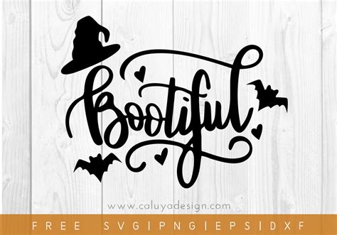 Free Bootiful SVG PNG EPS DXF By Caluya Design