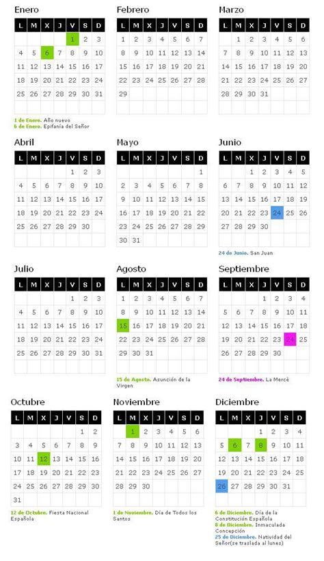 Festivos del calendario laboral 2021 cataluña durante el mes de agosto: Calendario Laboral 2020 - Barcelona - Blog de Opcionis