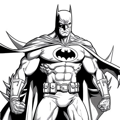 Batman 01 Para Colorear