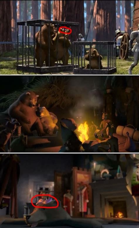 I think this whole wall thing is to try and keep somebody out. What happened to mommy bear in shrek