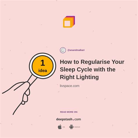 How To Regularise Your Sleep Cycle With The Right Lighting Deepstash