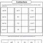 Contractions Worksheet 4th Grade