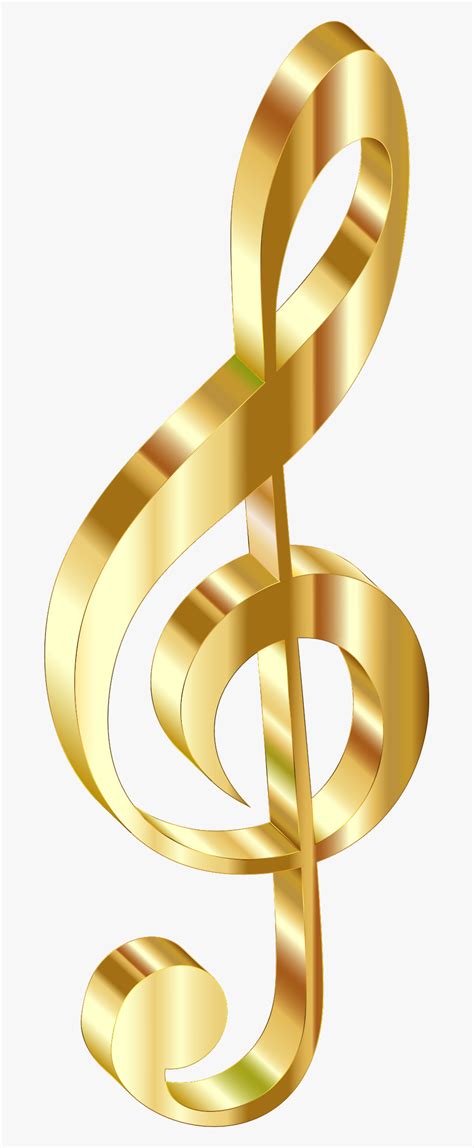 Download High Quality Music Notes Transparent Golden Transparent Png