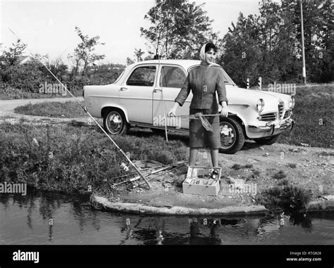 1960 Woman Fishing Hi Res Stock Photography And Images Alamy