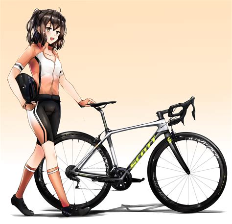 Safebooru Girl Adapted Costume Alternate Costume Bicycle Bicycle