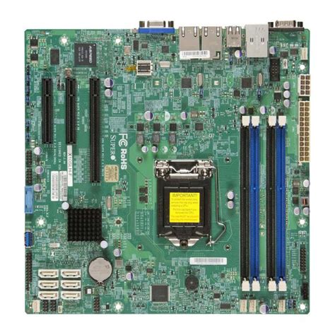Supermicro X10slh Ln6tf Motherboard Atx Intel C226 Express Pch Chipset