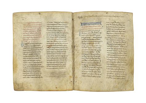 The Acts And Letters Of The Apostles In Greek Decorated Manuscript On