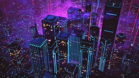 Download Free Aesthetic Wallpapers 1920×1080 Windows Neon City