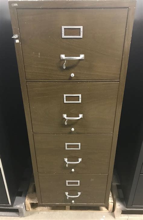 What we like about this fireproof file cabinet: 4-Drawer Shaw Walker Legal Fireproof Cabinet - Used ...