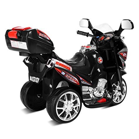 Costzon Ride On Motorcycle 6v Battery Powered 3 Wheels Electric