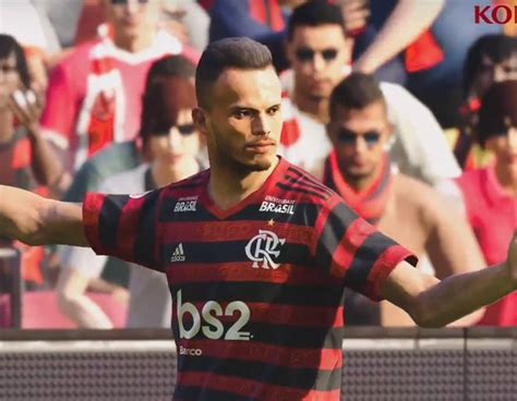 Está interessado em jogadores do flamengo? Impressionante! Jogadores do Flamengo surgem em PES 2020 ...