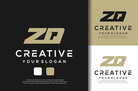Premium Vector Abstract Monogram Letter Zq Logo Template