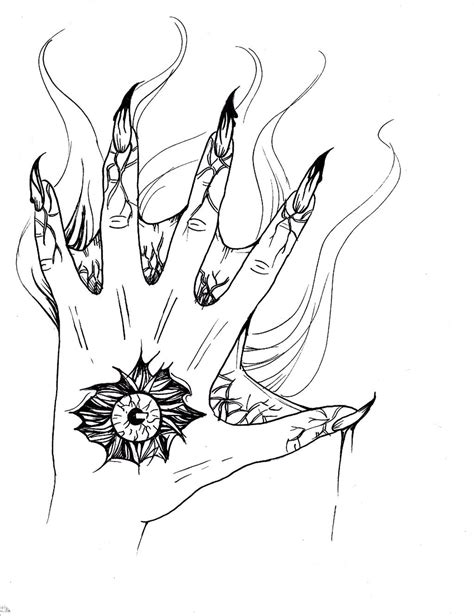 A Creepy Hand Drawing By Deepseastar On Deviantart