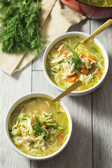 Can i eat its meat? Chicken Zoodle Soup with Dill — Tastes Lovely
