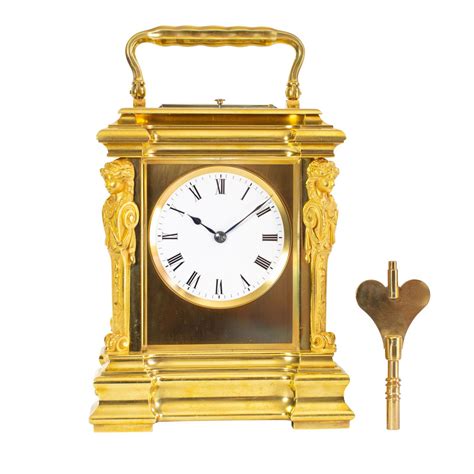 Giant French Carriage Clock By Drocourt The Antique Clock Company