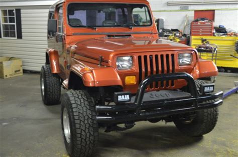 Restored Jeep Wrangler With Renegade Decals Yj Very Nice Look For