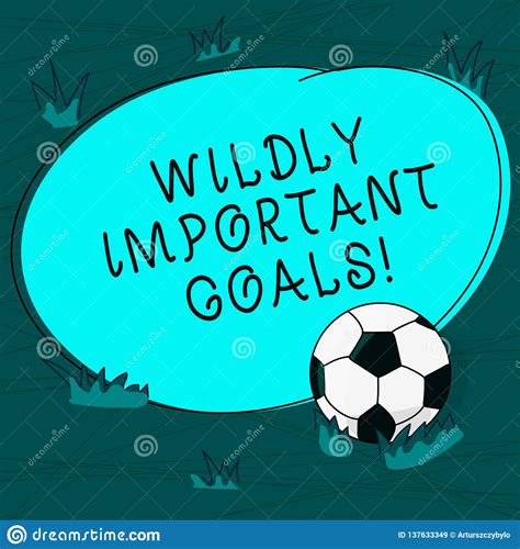 Wig Wildly Important Goals Acronym Business Concept Background