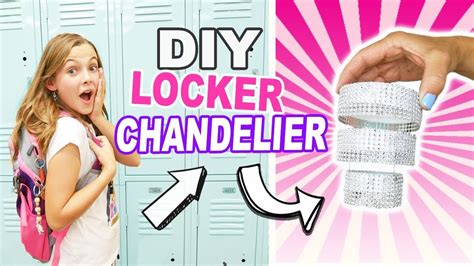 Cute locker decor items popsugar family. DIY Mini Locker Chandelier / Easy BACK TO SCHOOL Crafts For Kids / Locker Decor - YouTube