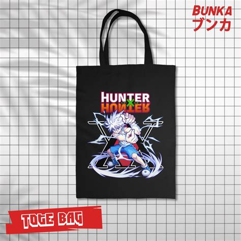 Jual Totebag Kanvas Premium Anime Hunter X Hunter Killua Bunka Kado