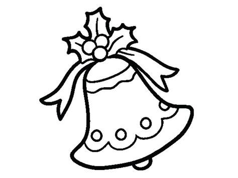 Dibujos Fáciles Para Niños De Campanas De Navidad Para Colorear