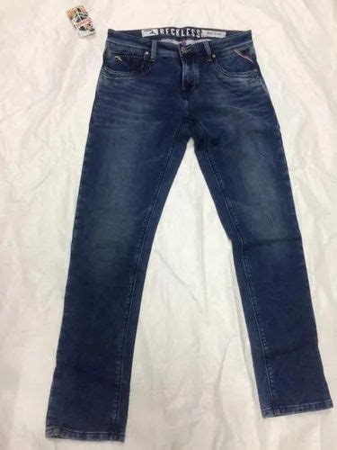 Men Comfort Fit Reckless Blue Denim Jeans At Rs 790piece In Mumbai Id 21975403112