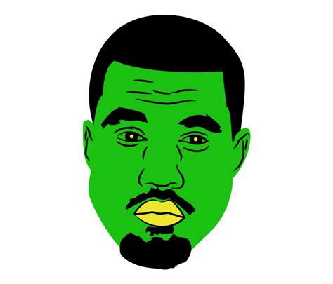 Kanye West Illustration For Hipe Clothing Illustration Clip Art Library