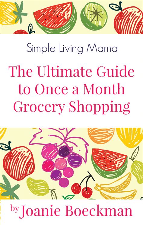 The Ultimate Guide To Once A Month Grocery Shopping Simple Living Mama