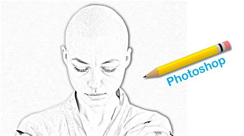 PENCIL SKETCH Effect In Photoshop Turn Your Photo Into Sketch 2