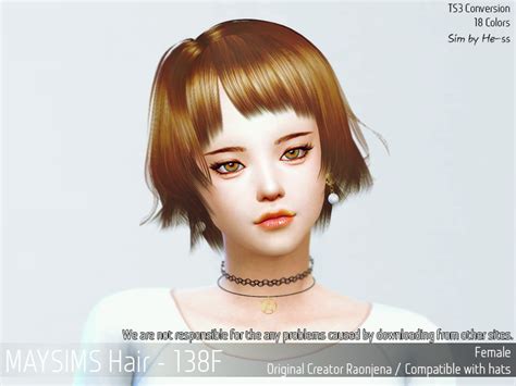 May Sims May 138u Hair Retextured Sims 4 Hairs