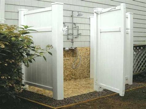 Bathroom Outdoor Shower Stalls Diy Outdoor Shower Enclosure