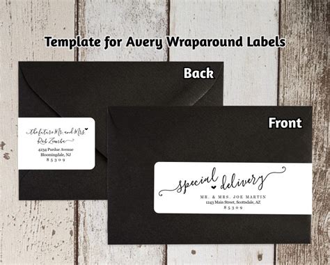 Wrap Around Address Label Template