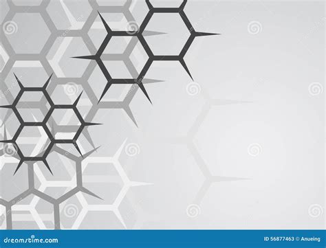 Honeycomb Abstract Background Stock Vector Illustration Of Dark Cell