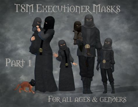 Tsm Executioner Plain Hoods X 2 For All Ages And Genders The Sims 4