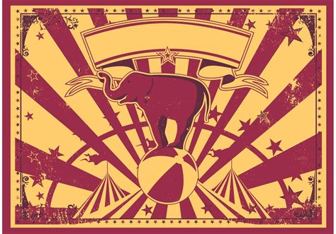 Classic Vintage Circus Vector Old Circus Posters Vintage Circus