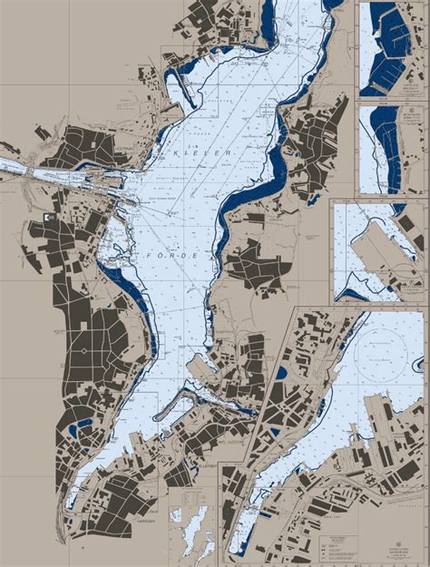 Detaillierte karte kiel mit der möglichkeit herauszuzoomen und zu zoomen. Hafenflächen - PORT OF KIEL