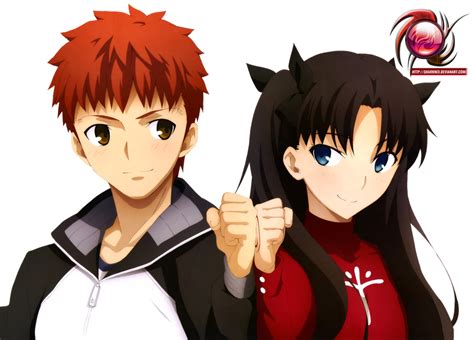 Fate Stay Night Ubw Shirou And Rin Render By Sharknex On Deviantart