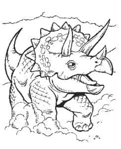 Ausmalbilder Triceratops Zum Ausdrucken Kostenlos F R Kinder Und