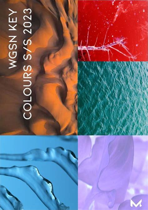 Wgsn Key Colours Ss 2023 Moject Color Trends Fashion Color