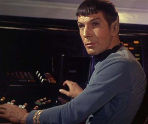 Leonard Nemoy As Dr Spock In The Original Star Trek Series Star