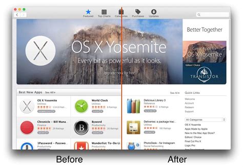 Browse our list of the best mac apps and you'll notice a divide. Mac App Store gets a visual makeover for Yosemite
