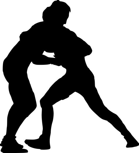 Wrestling Vector Silhouettes Clipart Eps Ai Cdr Png Etsy Images And