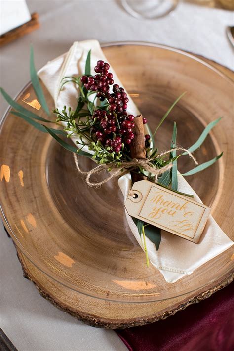 Rustic Winter Wedding Decor Inspiration Tidewater And