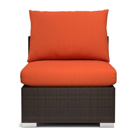 Shop Handy Living Aldrich Indoor Outdoor Rattan Armless Chair With