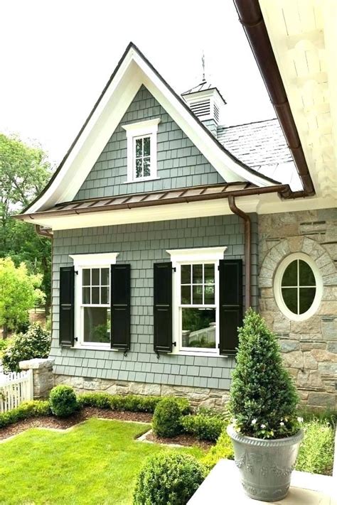 Exterior house colors that will make you want to paint in 2021. Image result for dark gray house | House paint exterior ...