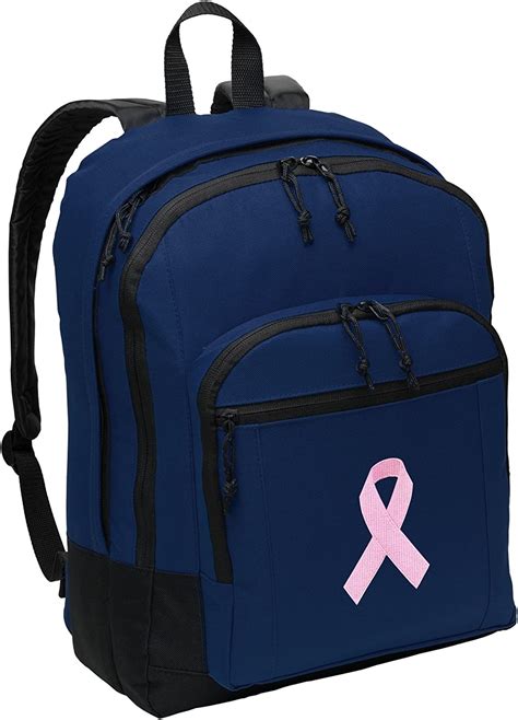 Broad Bay Classic Pink Ribbon Backpack Medium Pink Ribbon
