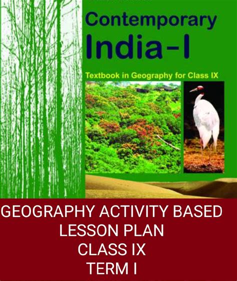 Geography Lesson Plan Class Ix With Activities