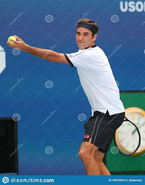 20 Time Grand Slam Champion Roger Federer Of Switzerland In Action