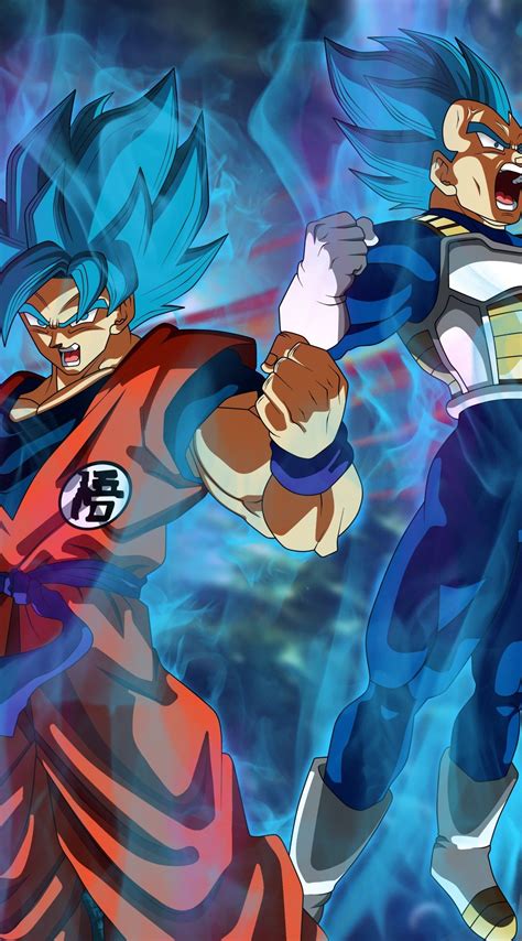 Goku And Vegeta Super Saiyan Blue Dragon Ball Super Dragon Ball Super
