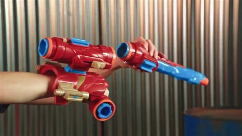 Marvel Avengers Infinity War Iron Man Hasbro Nerf Assembler Gear Youtube