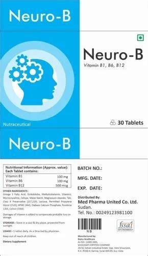 Neuro B Tablet At Rs 45strip Vitamin B6 Tablet In Surat Id